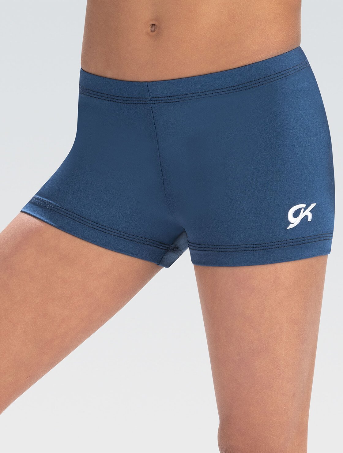 1449 Nylon/Spandex Mini Workout Shorts Navy Gymnastikshorts og